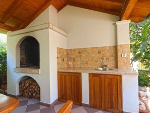 Property grounds - Studio with garden and barbecue (Fažana)