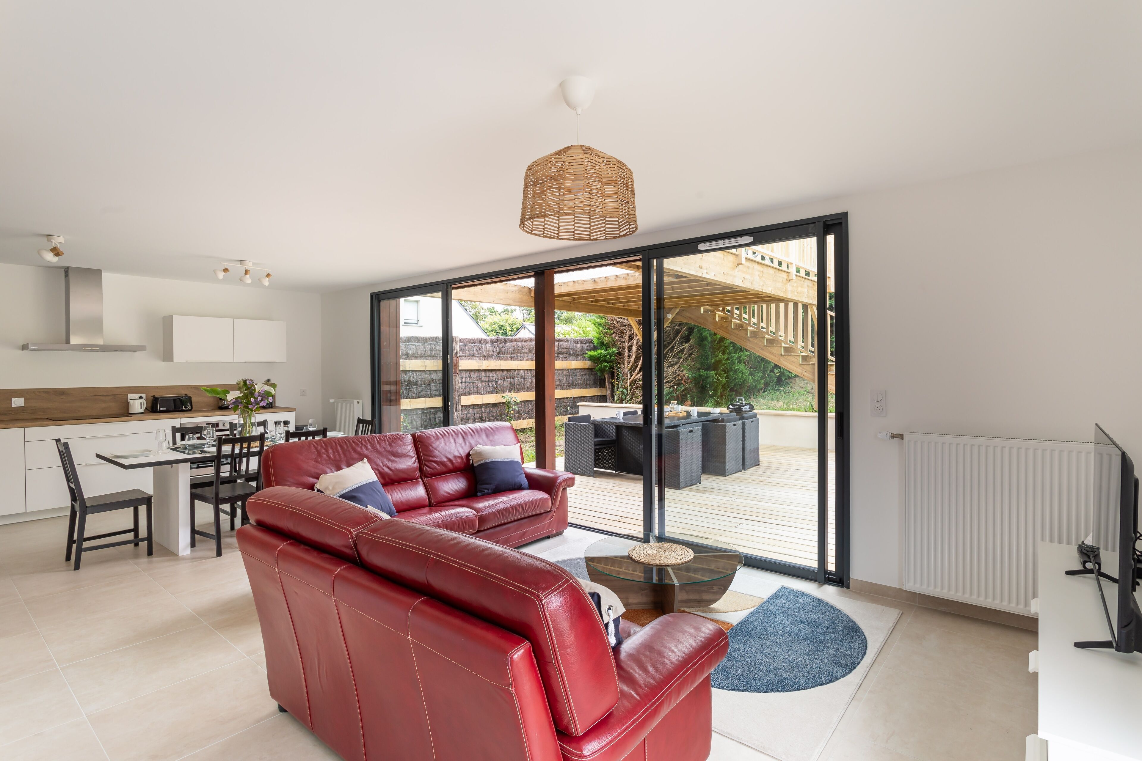 Televisie en een dvd-speler