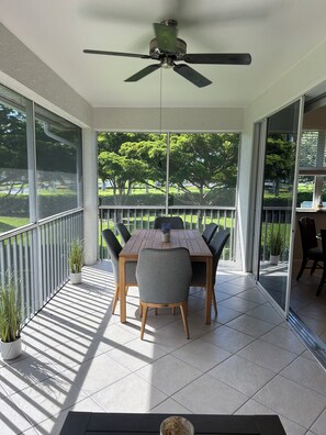 Outdoor dining - Cozy 3-Bedroom Condo in Lely Resort Naples, FL (Naples)