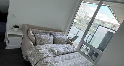 Family sized condo in Toronto, steps to the Finch subway station and shops.