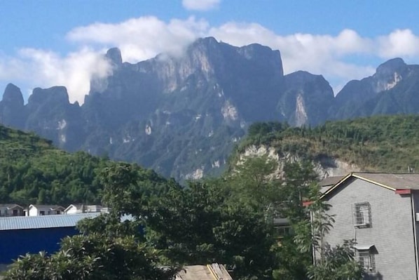 Blick von der Unterkunft