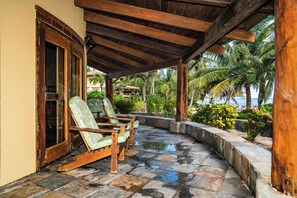 Superior Villa, 3 Bedrooms, Beach View, Oceanfront | Terrace/patio - Seascape Villas Belize (San Pedro)