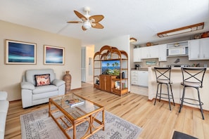 Condo, 1 Queen Bed with Sofa bed (Kona Makai 3-205) | Living area - Kona Makai 3-205 (Kailua-Kona)
