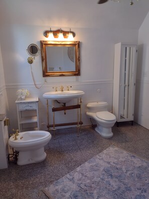 Hair dryer, bidet, towels, soap - Peaceful and Romantic Retreat or Family Gatherings. Walk to Shops & Breweries.  (Cheyenne)