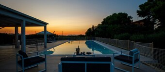Salicornia Villa with pool and jacuzzi Egadi islands view