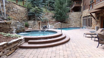 Indoor pool, outdoor pool