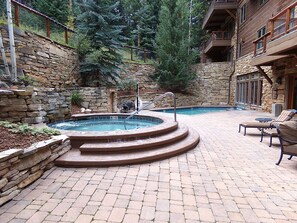 Indoor pool, outdoor pool