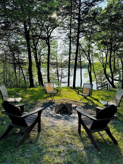 Ruby's Red Door Retreat on Swenson Lake welcomes you to serenity