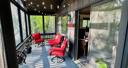 Ruby's Red Door Retreat on Swenson Lake welcomes you to serenity