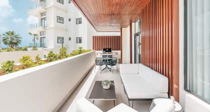 3BR Apartment w Blacony and bbq in Cap Cana