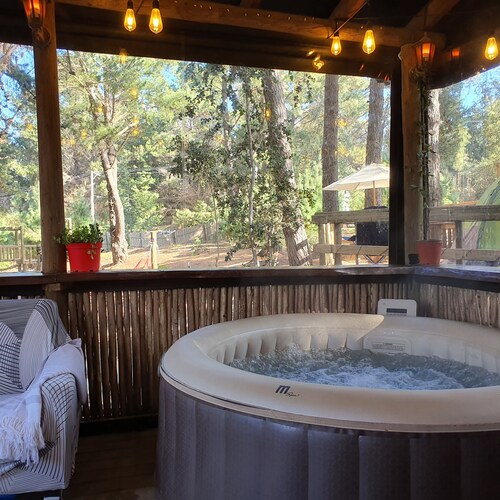 Glamping en Puertecillo, Carpa Exclusiva Para 4P Full Equipada con Baño Privado