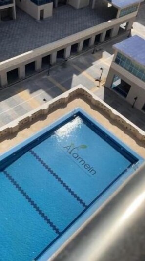 Pool - Cozy 2-bedroom apartment in fabulous El-Alamein with WiFi, AC (El-Alamein)