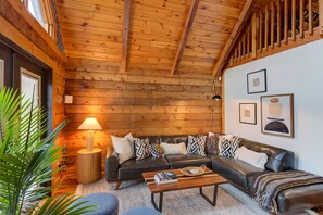 Smart TV, books, music library, stereo