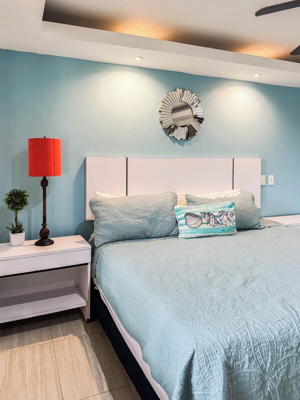 4 bedrooms, desk, iron/ironing board, WiFi