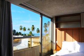 Comfort Studio | Premium bedding, desk, laptop workspace, blackout drapes