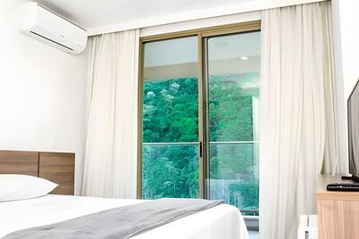 "Urban Retreat with Mountain View and Balcony"