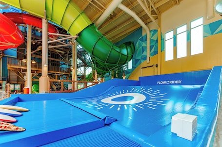 Water park. OKANA Resort & Indoor Waterpark
