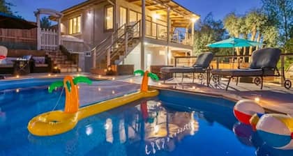 Majestic 5BR Villa with Guesthouse, Pool & Spa
