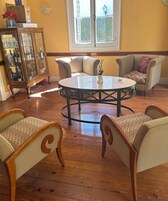 30-inch TV with cable channels