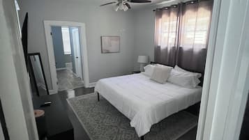 2 chambres, fer et planche Ă repasser, Wi-Fi, draps fournis