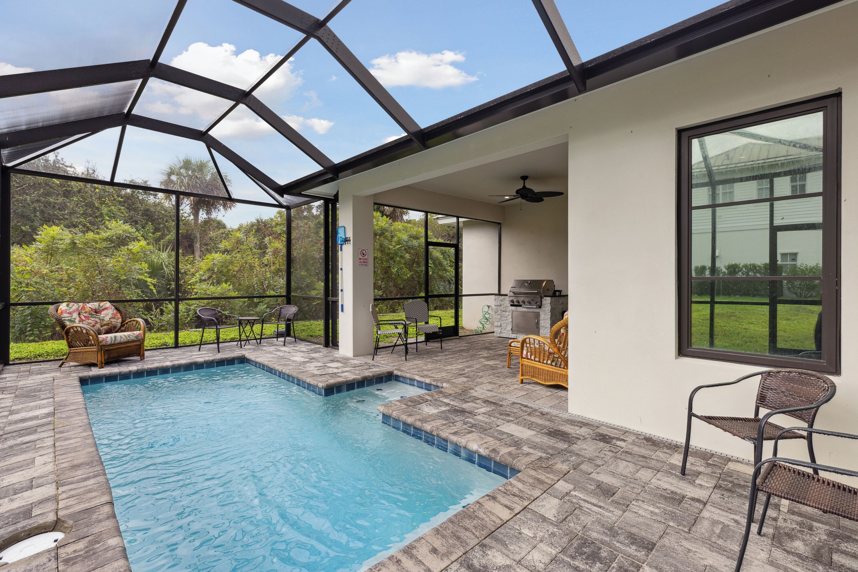 Sparking pool- perfect for refreshing swims and ultimate relaxation.