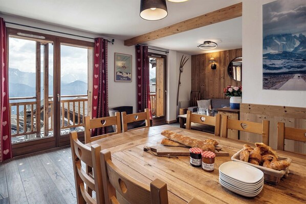 Dining - Proche remontées + vue montagne | Chalet pour 10 (Alpe d'Huez)