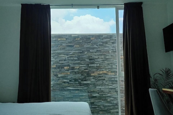 Basic Double or Twin Room, 1 King Bed, Courtyard View | View from room