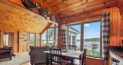 Abenaki - private waterfront on Rangeley Lake, steps from the water!