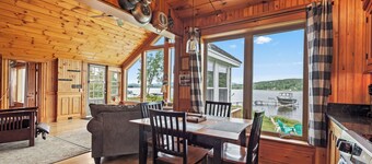 Abenaki - private waterfront on Rangeley Lake, steps from the water!