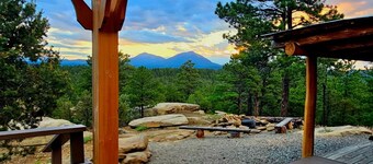 CJs Ranch RV and Tent sites, with Log Cabin