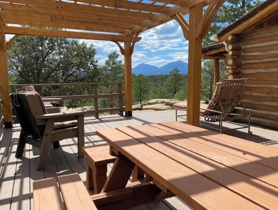 CJs Ranch RV and Tent sites, with Log Cabin
