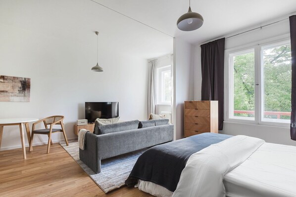 1 Schlafzimmer, Bügeleisen/Bügelbrett, WLAN, Bettwäsche