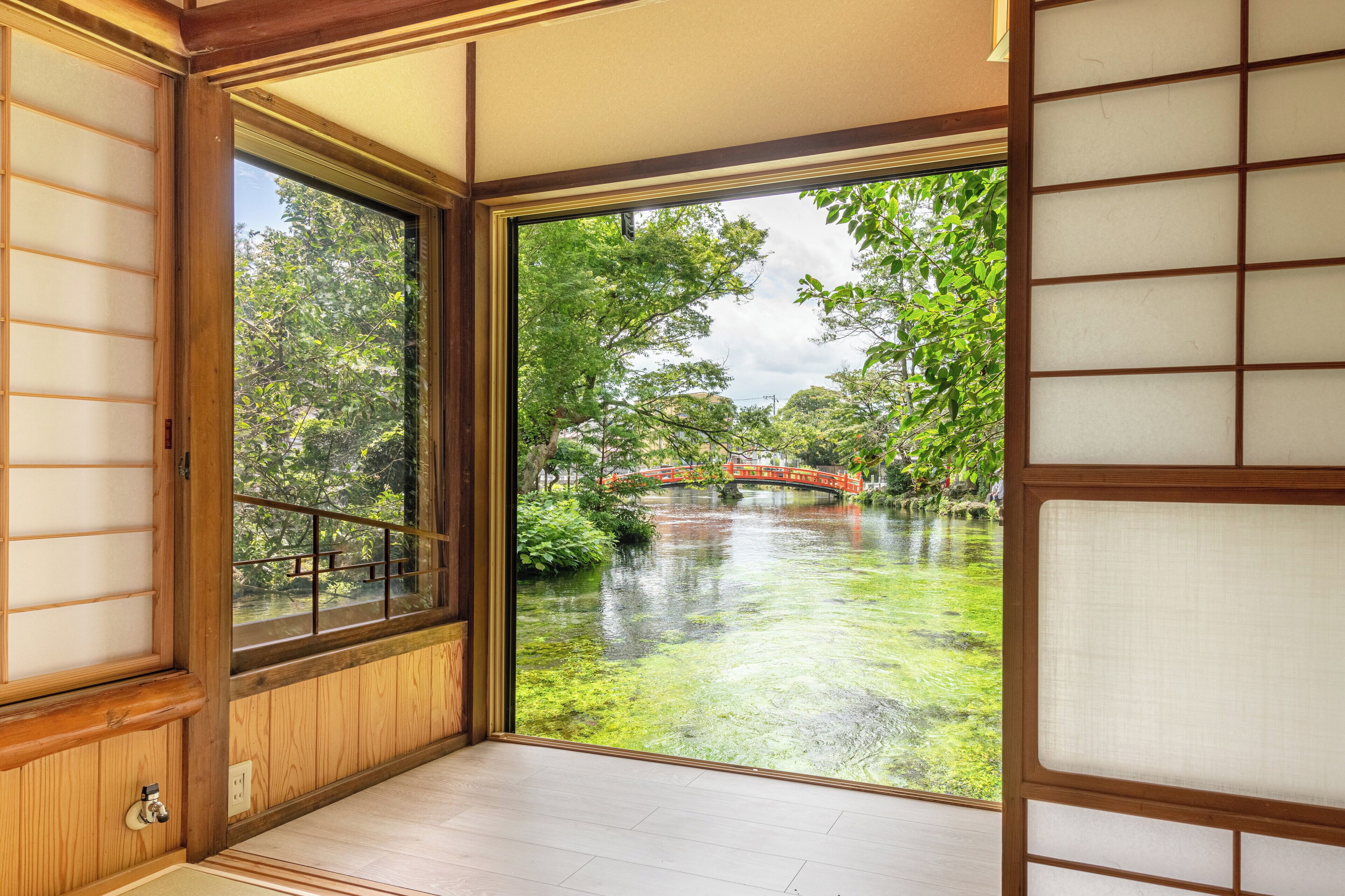 Mizu-no-ma" Double Room with Lake View | Balcony view