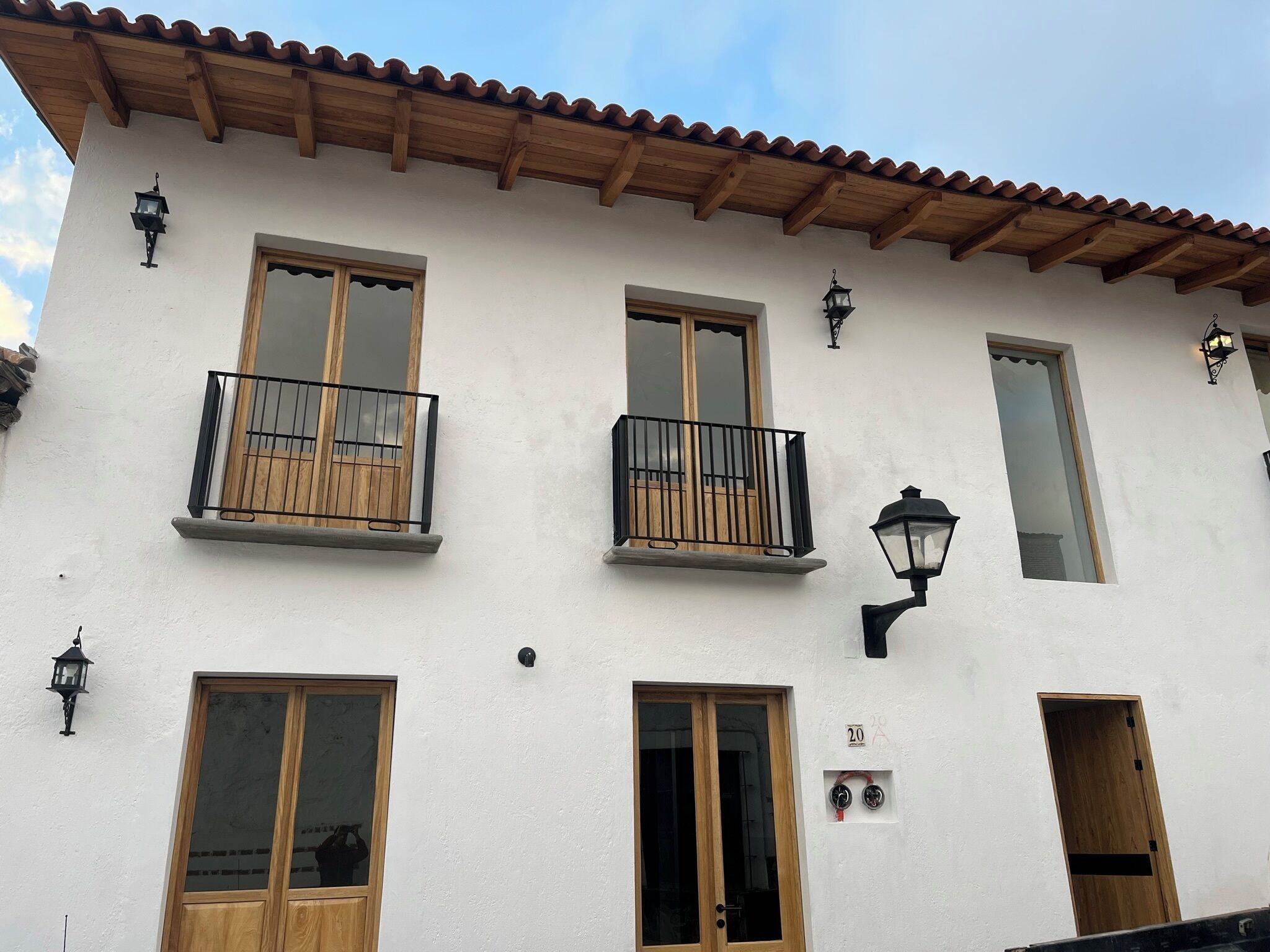 Façade de l’hébergement