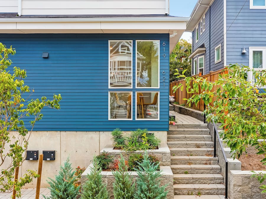 Fachada de la propiedad