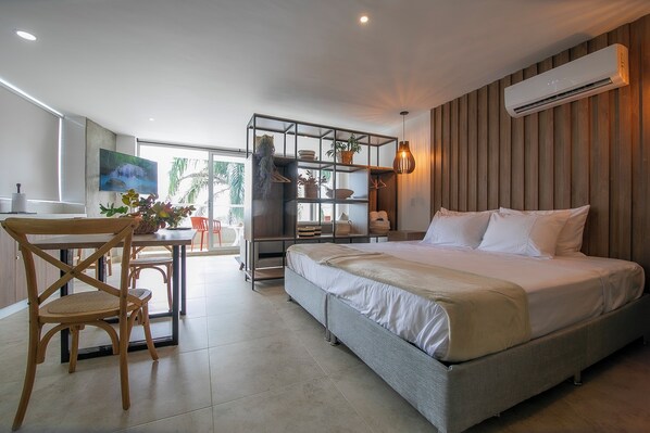 1 bedroom, iron/ironing board, WiFi, bed sheets - Laurdhomes Laguito Loft A Hot Ware 1bath, Lake View (Cartagena de Indias)