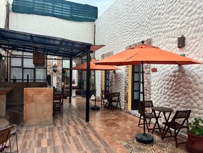 Terrace/patio - Hotel Boutique Cantera (Querétaro)