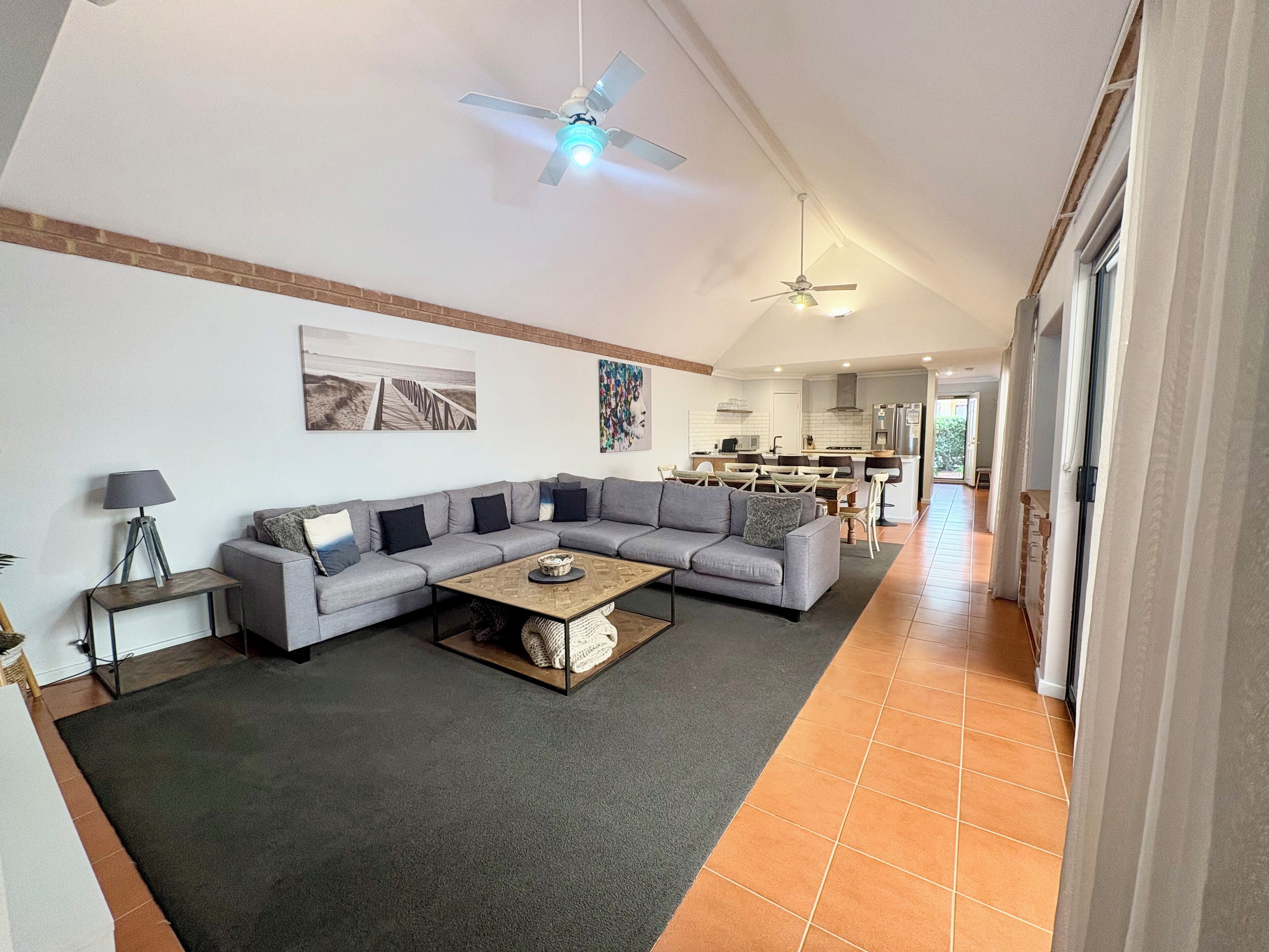 Deluxe House, Multiple Beds, Non Smoking | Living area | 65-inch TV with digital channels