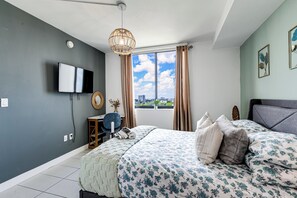 Condo, City View | 3 bedrooms, desk, laptop workspace, blackout drapes - New 3 Bed 2 Bath In The  Little Havana  (Miami)
