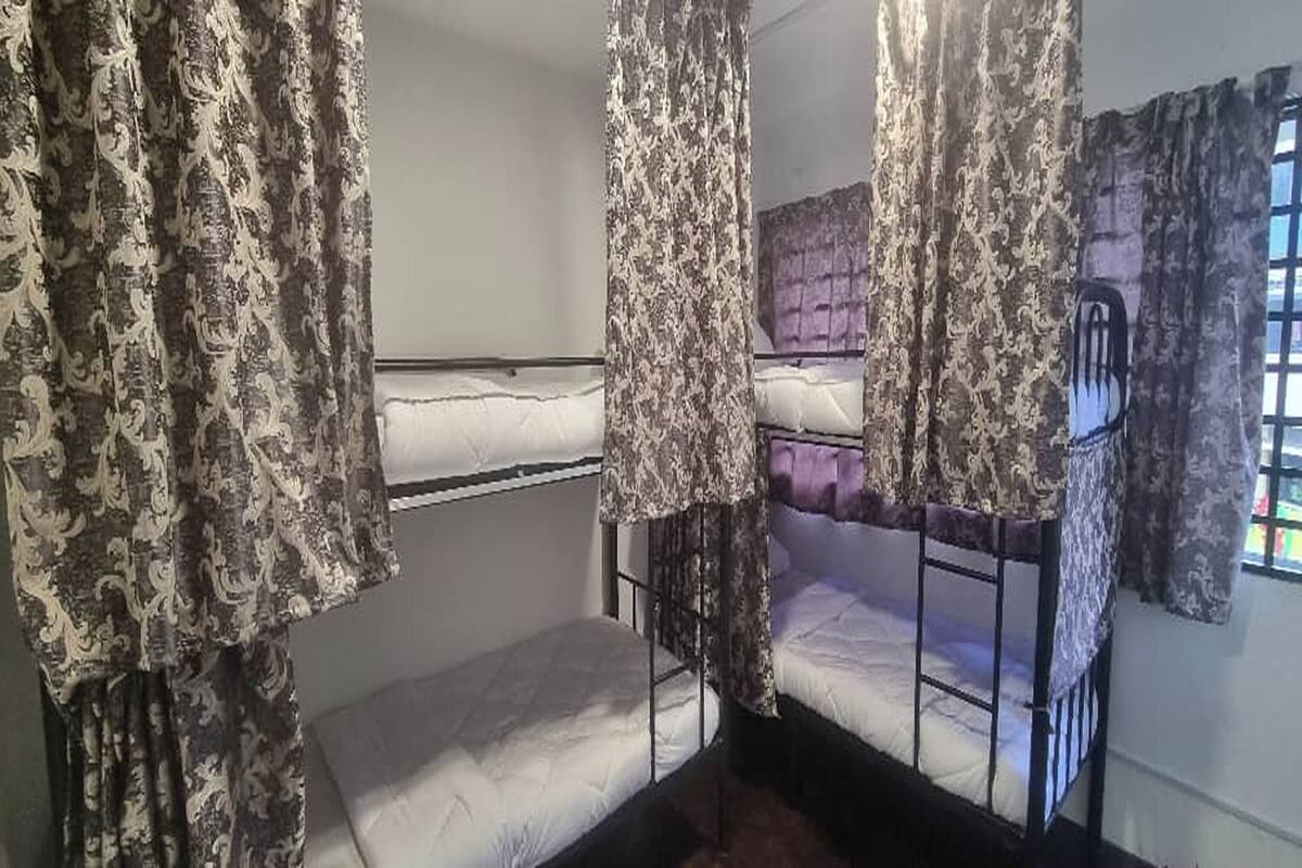 Deluxe Double Bunk Bed with window | Desk, WiFi (free), bed sheets