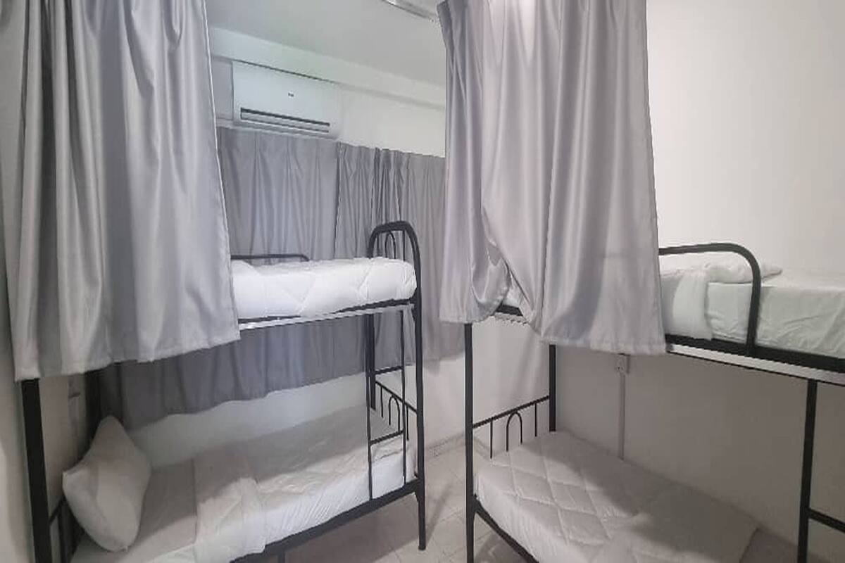 Desk, WiFi (free), bed sheets
