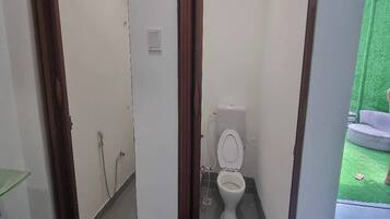 Deluxe Double Bunk Bed without Window | Bathroom | Shower, rainfall showerhead, free toiletries, hair dryer