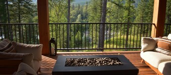 Mountain Modern River Retreat one mile from Glacier Park & 30 mi from Whitefish!