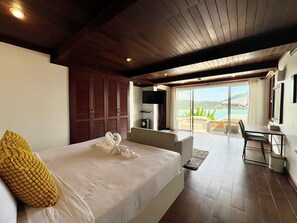 Villa panorámica, 3 habitaciones, no fumadores, cocina | 3 dormitorios, caja fuerte, escritorio y wifi gratis