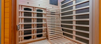 Appartement de très bon goût avec sauna