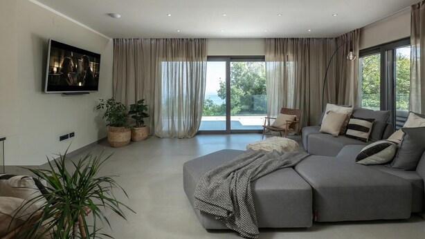 Family Villa, 4 Bedrooms, Balcony, Mountainside (Casa Calme With Spa And Gym) | Living area - Casa Calme With Spa And Gym (Opatija)