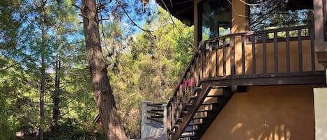 Family Cabin, Mountain View | Terrace/patio