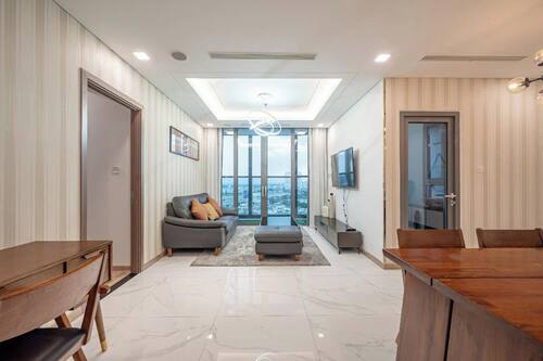 Panoramic Apartment, 1 Bedroom, Balcony, City View | Egyptian cotton sheets, premium bedding, minibar, individually decorated