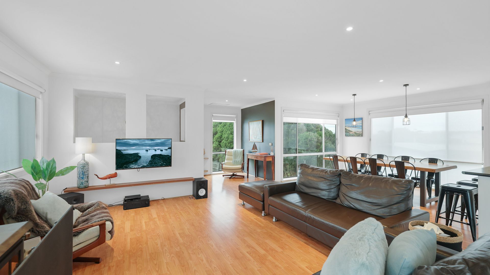 TV, fireplace, video games, DVD player