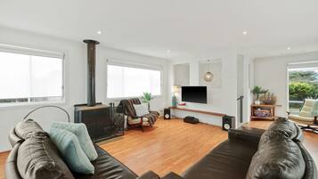 Fernseher, Kamin, Videospiele, DVD-Player